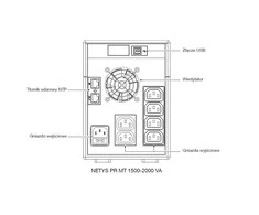 „Socomec UPS Netys 2000“ (NPR-2000-MT)
