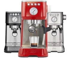 Solis Barista perfetta plus raudonas espreso kavos aparatas