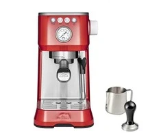 Solis Barista perfetta plus raudonas espreso kavos aparatas