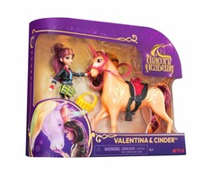 Unicorn Academy Lėlė Valentina ir vienaragis Cinder