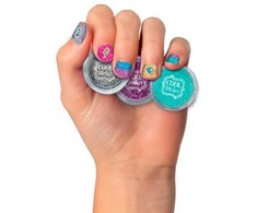 GO GLAM NAGŲ RINKINYS SU GLITTER IR lipdukais COOL MAKER SPIN MASTER