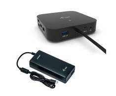 I-TEC USB-C Dual Ekranas MST DS 2x DP 1x GLAN 3x USB 3.1 2x USB 2.0 1x USB-C-DatA 1x Audio/Mic Jack 1x 100W USB-C PD + įkroviklis 112W
