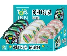 Stnux Pūkuotos piniginės su stovu, 12 vnt.