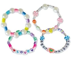 Stnux Rinkinys koralików pearl and letters