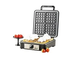 Adler | Vaflinė | AD 3049 | 1200 W | Number of pastry 4 | Belgium | Juodas