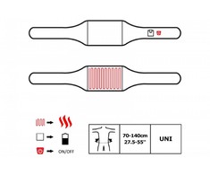 Šildantis universalus diržas su USB Glovii GB1U