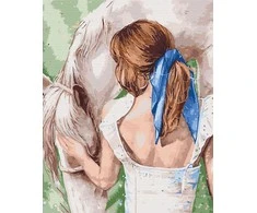 Symag Paint it! Tapyba pagal skaičius. Mylimas arklys 40 x 50 x 1,5 cm