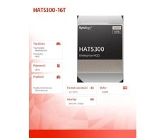 „Synology“ | Įmonės lygio standusis diskas | (HAT5300-16T) | 7200 aps./min. | 16000 GB | standusis diskas