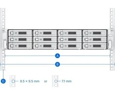 Serveris SYNOLOGY Rail Kit RKS-02
