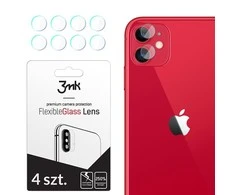 LCD apsauginė plėvelė kamerai 3MK Flexible Glass Lens Apple iPhone 11