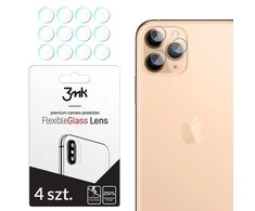 LCD apsauginė plėvelė kamerai 3MK Flexible Glass Lens Apple iPhone 11 Pro