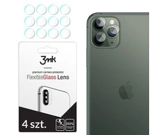 LCD apsauginė plėvelė kamerai 3MK Flexible Glass Lens Apple iPhone 11 Pro Max