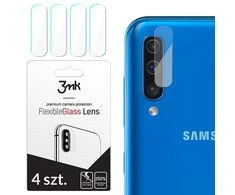 HYBRID GLASS 3MK FLEXIBLE GLASS LENS SAMSUNG GALAXY A50 FOR CAMERA 4 PCS.