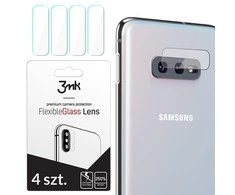 HYBRID GLASS 3MK FLEXIBLE GLASS LENS SAMSUNG GALAXY S10E FOR CAMERA 4 PCS.