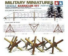 Tamiya 1/35 užtvarų rinkinys 35027 – dioramoms ir maketams