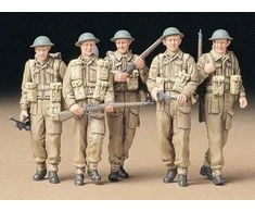 Tamiya britų pėstininkų plastikinės figūros 1/35 patrulyje (35223)