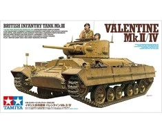 Tamiya – britų pėstininkų tankas Valentine Mk.II/IV, 1/35, 35352