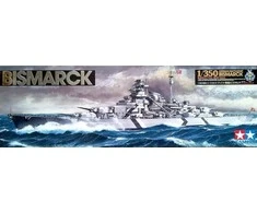 Tamiya Bismarck vokiečių mūšinis laivas 1/350 plastikinis rinkinys 78013