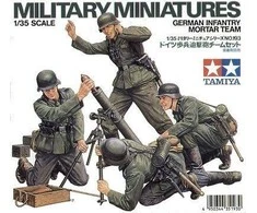 Tamiya Vokiečių pėstininkų minosvaidžio komanda 1/35 plastikinis modelis (35193)
