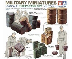 Tamiya Military Miniatures 1/35 Jerry Can kanistrų rinkinys 35026