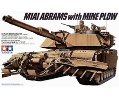 Tamiya JAV M1A1 Abrams su minų verstuvu 1/35 plastikinis modelis