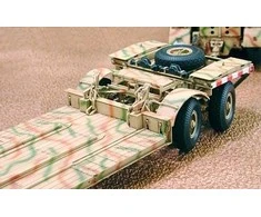 Tamiya Vokiečių vilkikas FAMO su priekaba 1/35 plastikinis modelis