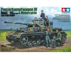 Tamiya – Panzerkampfwagen IV Ausf G. Ankstyvoji gamyba ir motociklų rytinis frontas, 1/35, 25209