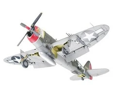 Tamiya P-47D Thunderbolt Razorback 1/48 plastikinis lėktuvo modelis