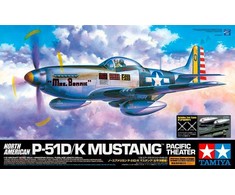 Tamiya P-51D/K Mustang Pacific Theater surenkamas naikintuvo modelis 1/32, 60323