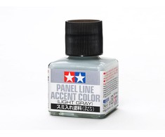 Tamiya panelių linijų akcento emalė – šviesiai pilka, 40 ml (87189)