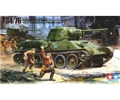 Tamiya T-34/76 ChTZ 1/35 plastikinis surenkamas tanko modelis 35149
