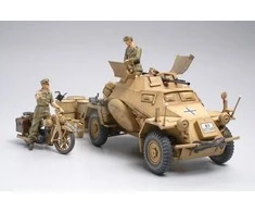 Tamiya Sd.Kfz. 222 4x4 šarvuotis Afrikos korpusas 1/35 modelio rinkinys 35286
