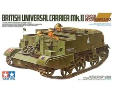 Tamiya 1/35 Britų Universal Carrier Mk.II žvalgybos šarvuotis