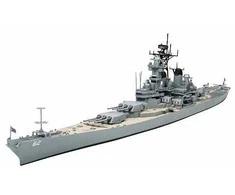 Tamiya JAV mūšinis laivas New Jersey 1/700 plastikinis modelis
