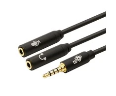 TB Adapteris 3,5mm MiniJa ck-2x3,5mm MiniJack M/F