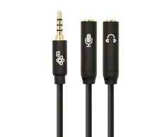 TB Adapteris 3,5mm MiniJa ck-2x3,5mm MiniJack M/F