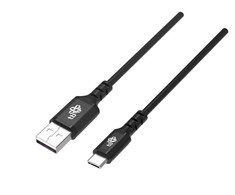 TB USB-USB C laidas 2m silikoninis juodas greitas įkrovimas