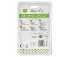 Techly IPW-USB-21EC mobiliojo įrenginio kroviklis Vidaus Balta