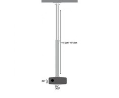 TECHLY 301597 Techly Universal projector lubinis laikiklis mount 110-197 cm 15 kg sidabrinis