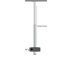 TECHLY 301597 Techly Universal projector lubinis laikiklis mount 110-197 cm 15 kg sidabrinis