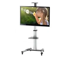 Techly ICA-TR15 reklaminio ekrano laikiklis 177,8 cm (70") Sidabras
