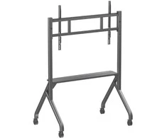 Techly TV laikiklis Mobilus TV stovas 55–86" iki 80 kg su reguliuojama AV lentyna