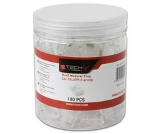 Techly 028900 RJ45 Cat5e UTP modulinis kištukas laidui, 100 vnt
