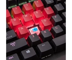 Klaviatūra Thermaltake Level 20 RGB KB-LVT-BLBRUS-01 (mechaninė, Audio, USB 2.0, (DE)key.lay., juodos spalvos
