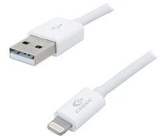USB kabelis Luxa2 USB-A - Žaibas 1 m Balta (PO- APP- PCL1WH- 0)