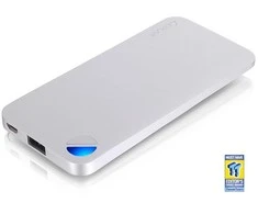 Powerbank Luxa2 P2 aliuminio maitinimo blokas 5000mAh Sidabrinis