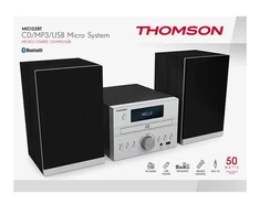 Muzikinis centras Garso Sistema - Thomson Micro Sound System BT CD/MP3/USB Pilkas