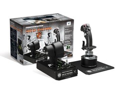 Thrustmaster HOTAS WARTHOG Vairalazdė ir akceleratoriaus valdiklis, Juodas