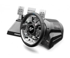 Žaidimų vairas Thrustmaster T−GT II + Baza, Juodos spalvos