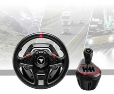Thrustmaster T128 Shifter Pack vairas su pedalais ir pavarų svirtimi | Xbox,PC